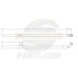 W8006977  -  Hose Asm - Power Steering Gear Outlet